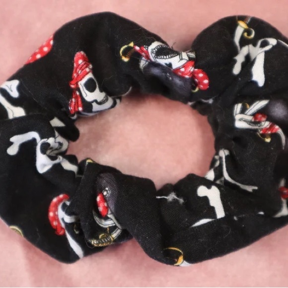 Handmade Pirates Inspired Hair Scrunchie - Picture 1 of 1